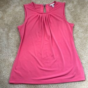 Banana Republic sleeveless blouse in pretty petal pink - women's size small
